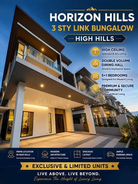 Rumah Berkembar untuk Dijual di Horizon Hills (Iskandar Puteri (Nusajaya)) - Derrick Wong - Exterior - PropertyGuru.com.my