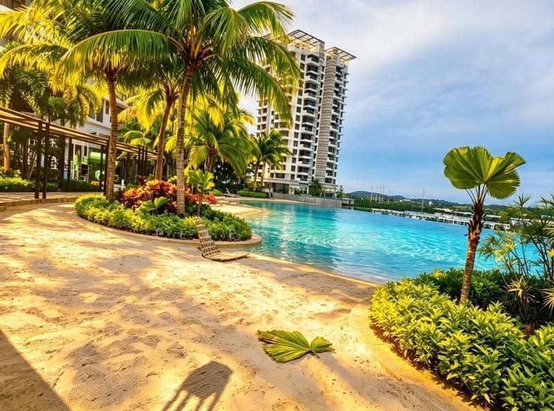 Kediaman Servis untuk Dijual di The M @ Medini Macrolink - Peter Siew - Pool - PropertyGuru.com.my