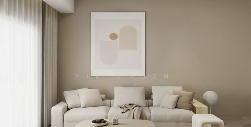 Service Residence for Sale at Ruby Seapark - Yik Chuen - Living Room - PropertyGuru.com.my