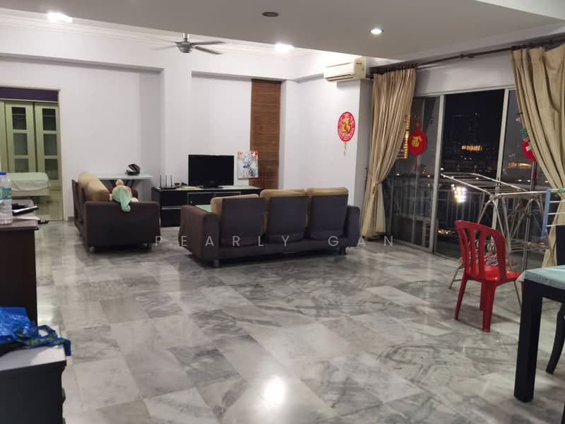 Condominium for Rent at Ridzuan Condominium - Pearly Gan - Living Room - PropertyGuru.com.my