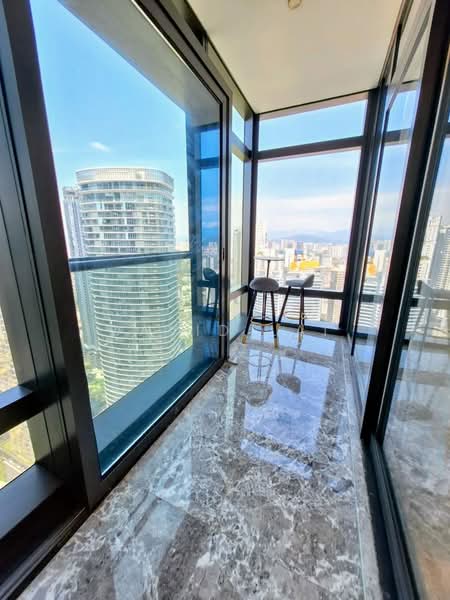 Service Residence for Sale at Four Seasons Place - David Lai - Balcony - PropertyGuru.com.my
