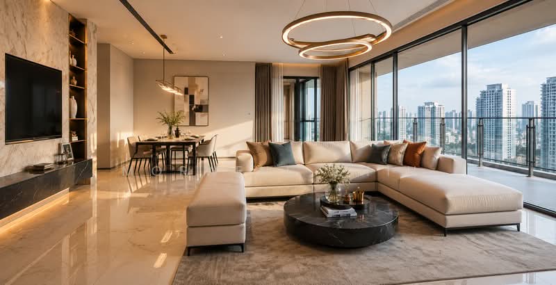 Twin Villa for Sale in Mont Kiara (Kuala Lumpur) - Morwens Chiu - Living Room - PropertyGuru.com.my
