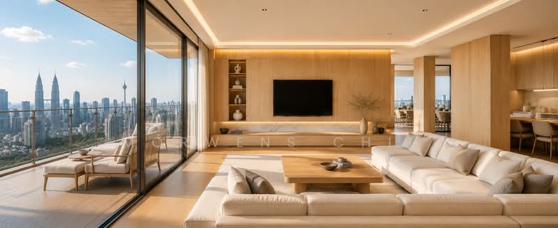 Twin Villa for Sale in Mont Kiara (Kuala Lumpur) - Morwens Chiu - Living Room - PropertyGuru.com.my