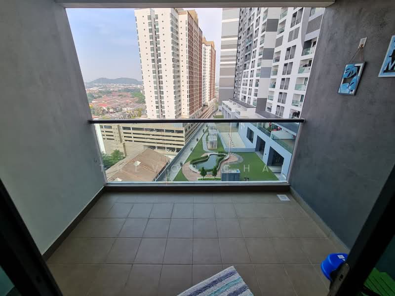 Service Residence for Rent at Symphony Tower (Menara Simfoni) - Trevor Chai - Balcony - PropertyGuru.com.my
