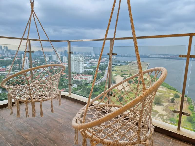 Kondominium untuk Disewa di Kings Bay @ Country Garden Danga Bay - Pauline Ng - Balcony - PropertyGuru.com.my
