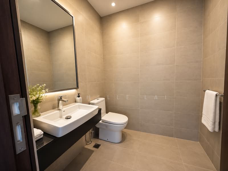 Kondominium untuk Dijual di Infinity Beachfront Condominium - Michelle Lai - Bathroom - PropertyGuru.com.my