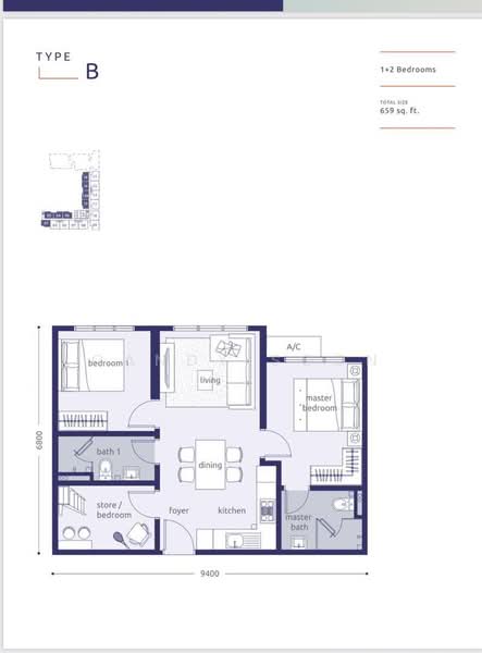 Servis Apartment untuk Dijual di Southbank Residence - Candy Soon - PropertyGuru.com.my