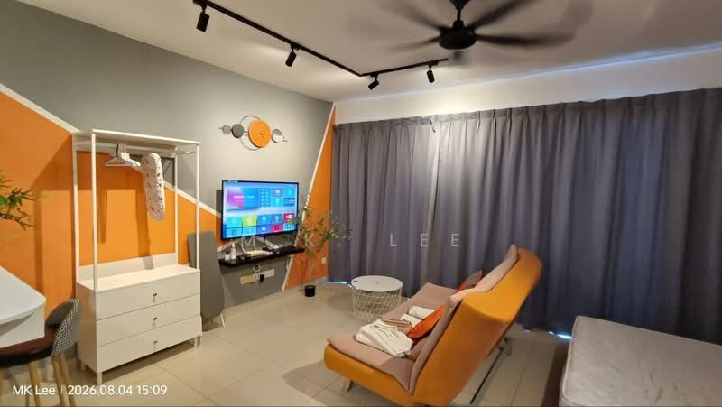 Servis Apartment untuk Dijual di Trefoil @ Setia City - M.K. Lee - Living Room - PropertyGuru.com.my