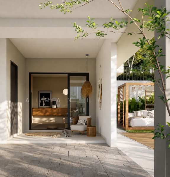 Rumah Teres 2 Tingkat untuk Dijual di Selayang Mulia (Batu Caves) - Aiman Haikal - Car Porch - Concrete Imprint - PropertyGuru.com.my