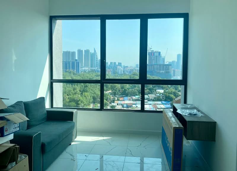 Servis Apartment untuk Disewa di Cubic Botanical - Kaven Heng - Living Room - PropertyGuru.com.my