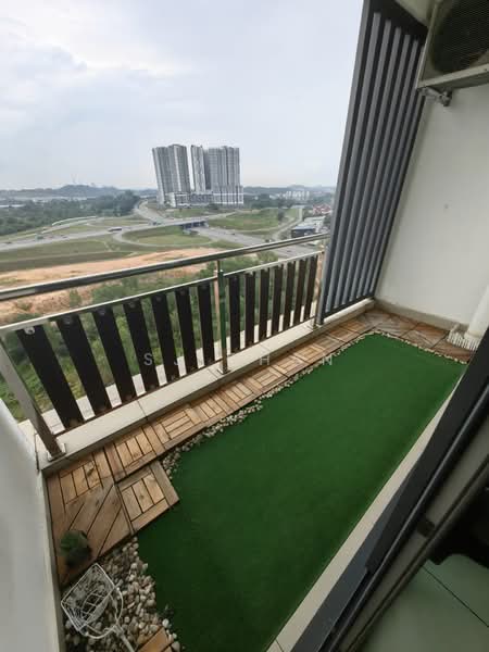Service Residence for Rent at D'Secret Garden (Pangsapuri Kempas Indah) - SJ CHAN - Balcony - PropertyGuru.com.my