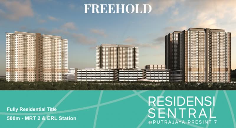 Condominium for Sale at Residensi Sentral @ Putrajaya Presint 7 - Yap Zenith - PropertyGuru.com.my