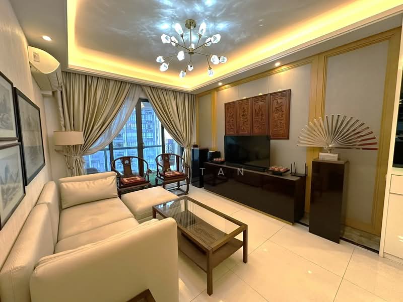 Servis Apartment untuk Disewa di R&F Princess Cove Phase 1 - CS Tan - Living Room - PropertyGuru.com.my