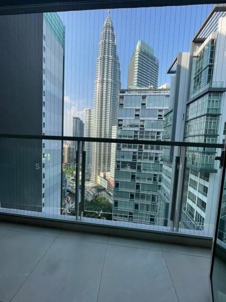 Kediaman Servis untuk Disewa di Marc Residence - Stefanie Loh - Main Balcony at Living Area - PropertyGuru.com.my