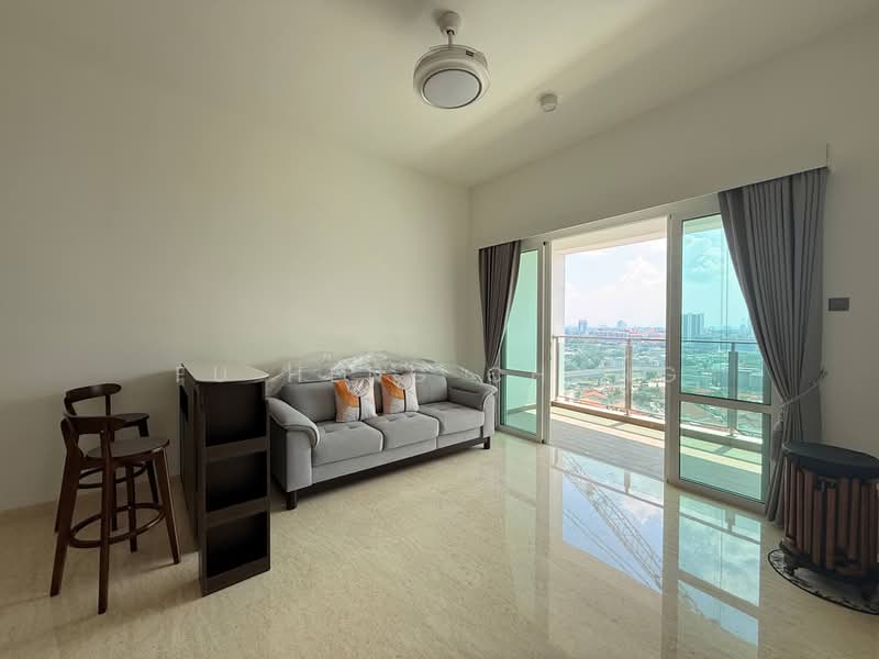 Service Residence for Rent at TriTower Residence @ Johor Bahru Sentral - Fu Heng Chong - Living Room - PropertyGuru.com.my