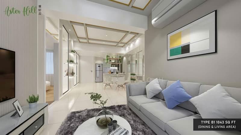 Servis Apartment untuk Dijual di Aster Hill - Yanny Koh - Living Room - PropertyGuru.com.my