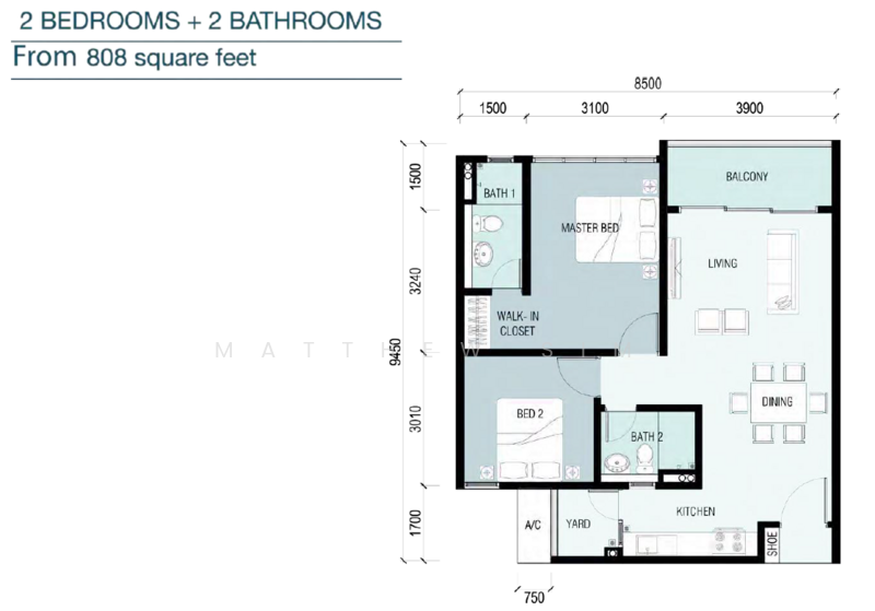 Service Residence for Sale at 8Scape Residence @ Sutera - Matthew Ian Sim - PropertyGuru.com.my