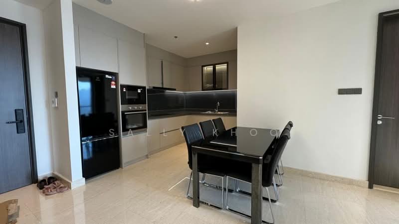 Servis Apartment untuk Disewa di Marriott Residence @ Gurney - Sally Khoo - Kitchen - PropertyGuru.com.my