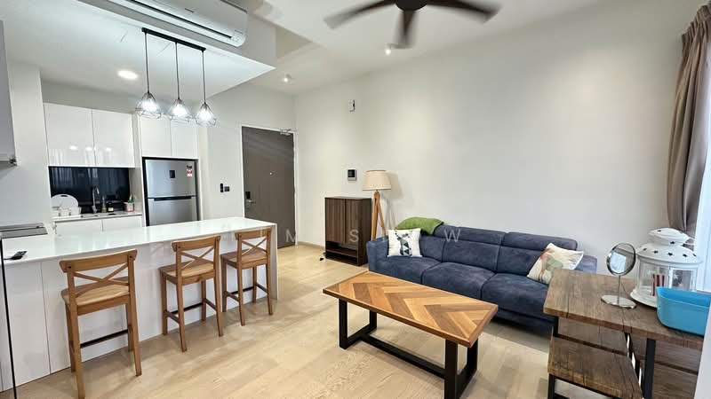 Service Residence for Rent at Star Residences One - Tim Siow - Living Room - PropertyGuru.com.my