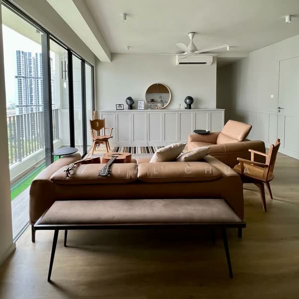 Condominium for Rent at South Brooks - Crystal Chua - Living Room - PropertyGuru.com.my
