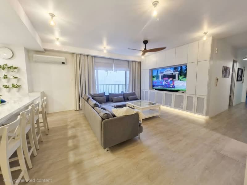 Condominium for Rent at South Brooks - Crystal Chua - Living Room - PropertyGuru.com.my