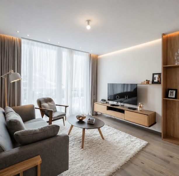 Kediaman Servis untuk Disewa di D'Quince Residences - Jeannie Soh - Living Room - PropertyGuru.com.my