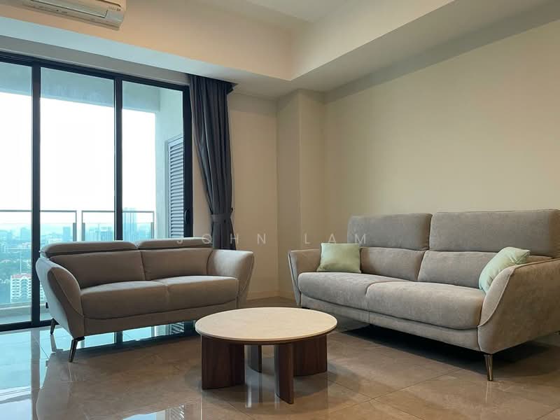Service Residence for Rent at Ooak Serviced Apartments @ Kiara 163 - John Lam - Living Room - PropertyGuru.com.my