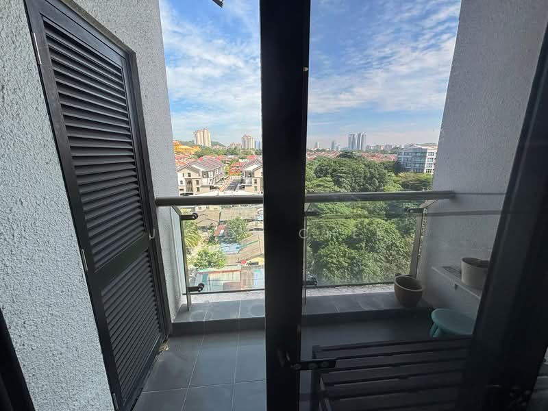 Servis Apartment untuk Disewa di Glomac Centro Service Apartment - Jason Chee - Balcony - PropertyGuru.com.my