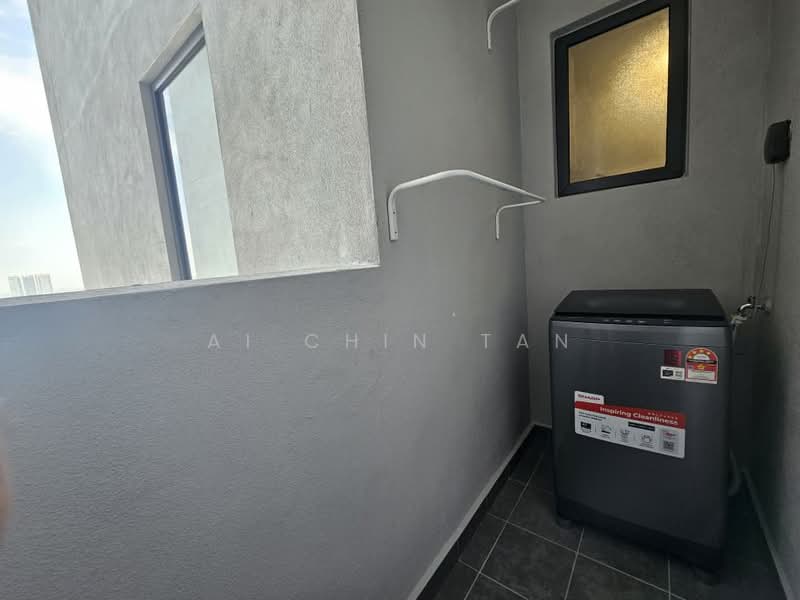 Service Residence for Rent at D'Sini Residences - Ai Chin Tan - Balcony - PropertyGuru.com.my