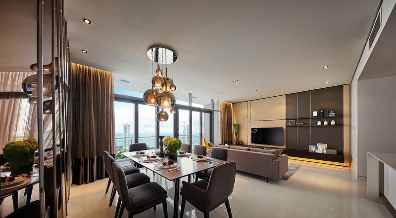 Kondominium untuk Dijual di Moulmein Rise - EC Zheng - Living Room - PropertyGuru.com.my
