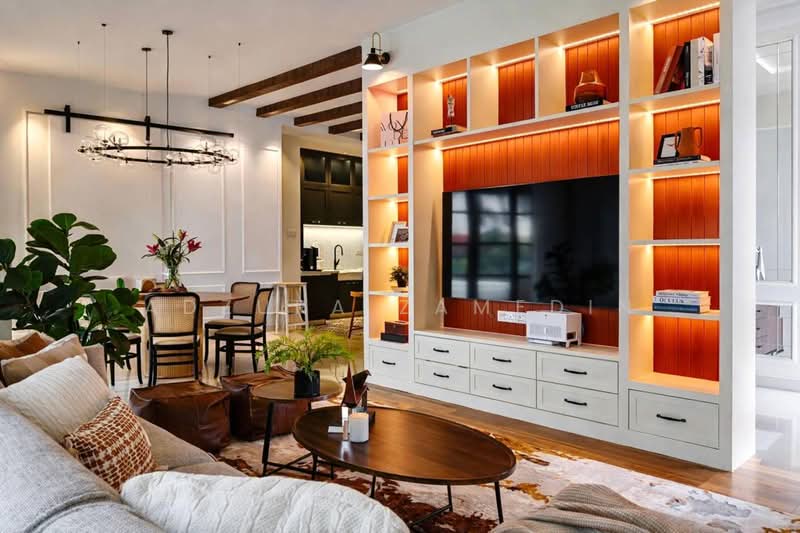 Rumah Berkembar untuk Dijual di Alam Impian (Shah Alam) - Adzura Zamedin - Living Room - PropertyGuru.com.my