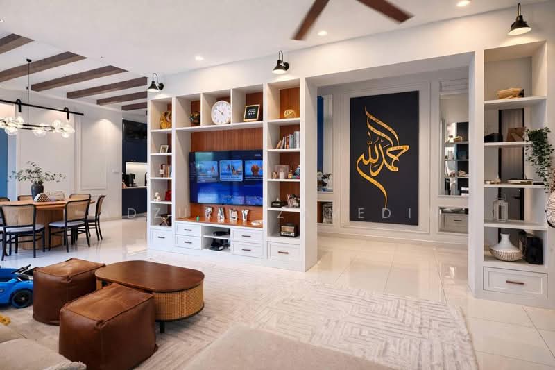 Rumah Berkembar untuk Dijual di Alam Impian (Shah Alam) - Adzura Zamedin - Living Room - PropertyGuru.com.my