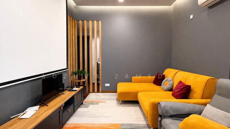 Rumah Berkembar untuk Dijual di Alam Impian (Shah Alam) - Adzura Zamedin - Living Room - PropertyGuru.com.my