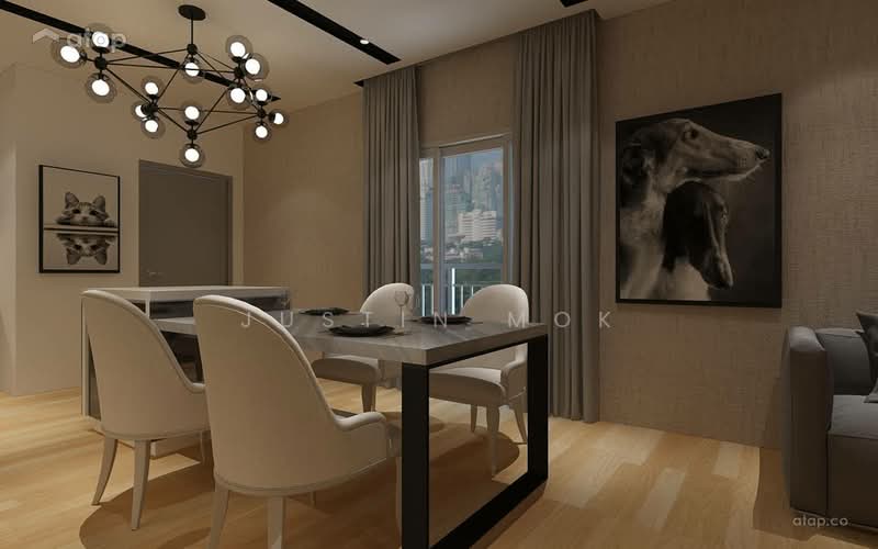 Servis Apartment untuk Dijual di Arena Residences - Justin Mok - Dining Room - PropertyGuru.com.my