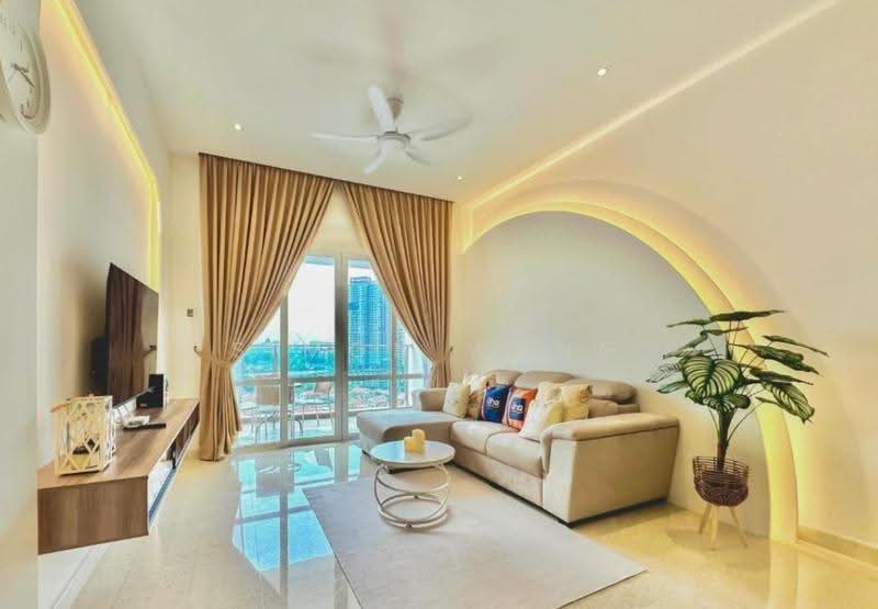Kediaman Servis untuk Dijual di TriTower Residence @ Johor Bahru Sentral - Simon Wang - Living Room - PropertyGuru.com.my