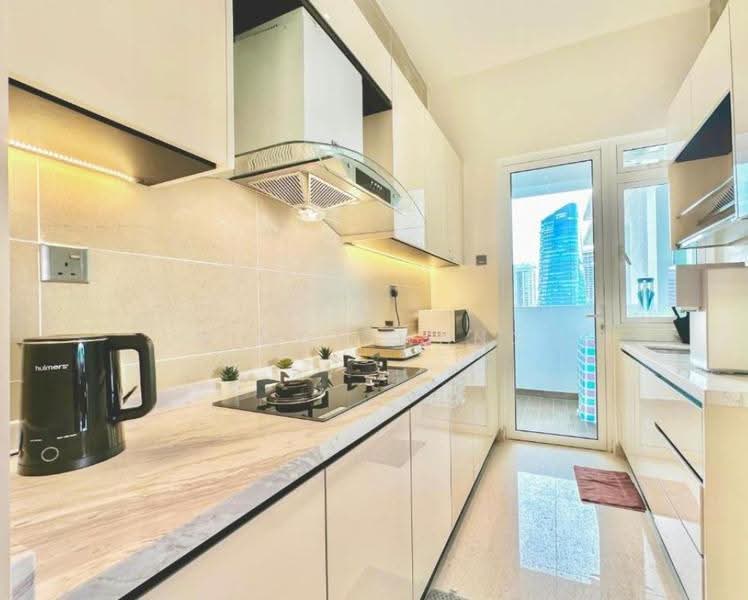 Kediaman Servis untuk Dijual di TriTower Residence @ Johor Bahru Sentral - Simon Wang - Kitchen - PropertyGuru.com.my