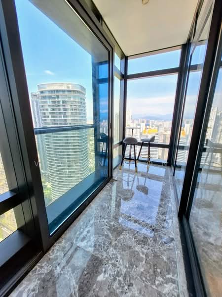 Servis Apartment untuk Dijual di Four Seasons Place - Vivian Liong - Balcony - PropertyGuru.com.my