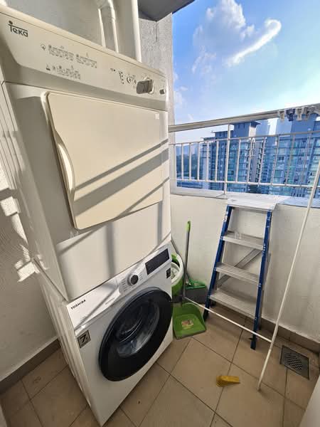 Service Residence for Rent at Solaris Dutamas - Moon Chan - Balcony - PropertyGuru.com.my