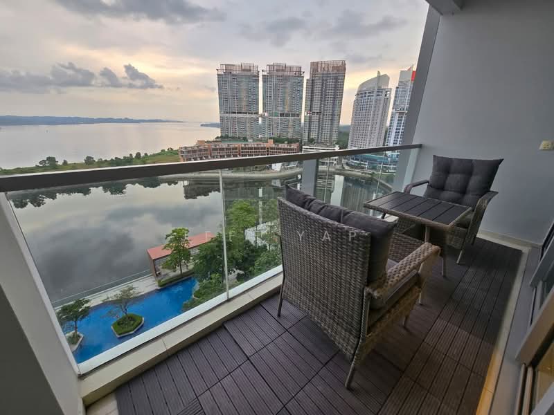 Servis Apartment untuk Disewa di Southern Marina Residences - Jeff Yap - Balcony - PropertyGuru.com.my