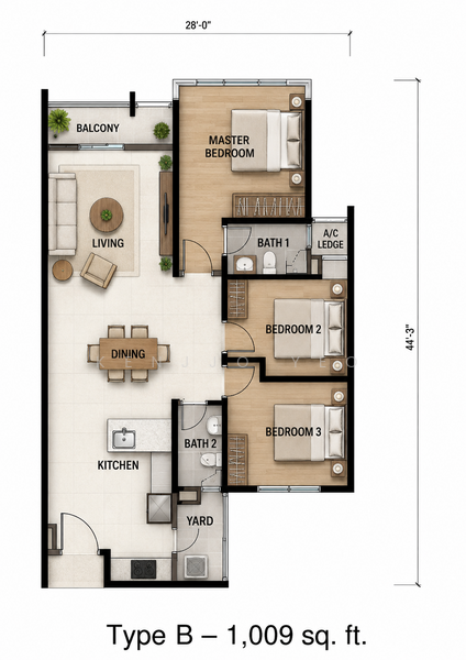 Servis Apartment untuk Dijual di KU Suites - Kenjjo Yeo - PropertyGuru.com.my
