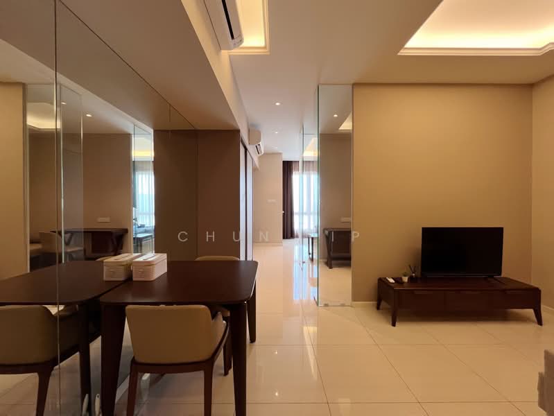 Service Residence for Rent at Dorsett Residences Sri Hartamas - Chun Yip - Living Room - PropertyGuru.com.my