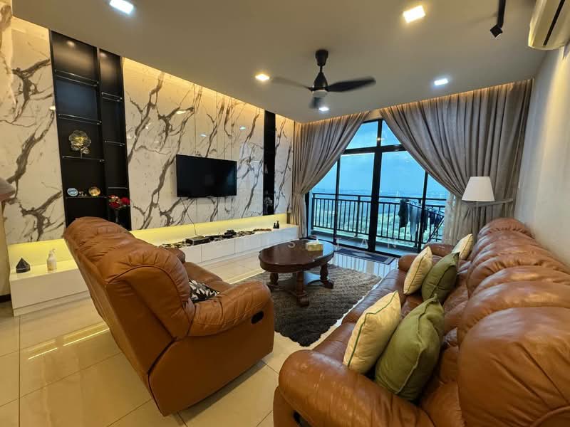 Servis Apartment untuk Disewa di Molek Regency - Noctis Tan - Living Room - PropertyGuru.com.my