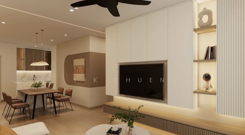 Service Residence for Sale at The Rosewoodz @ Bukit Jalil - Yik Chuen - Living Room - PropertyGuru.com.my