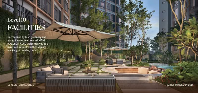 Kediaman Servis untuk Dijual di Armani Hallson KLCC - King Soo - Exterior - PropertyGuru.com.my
