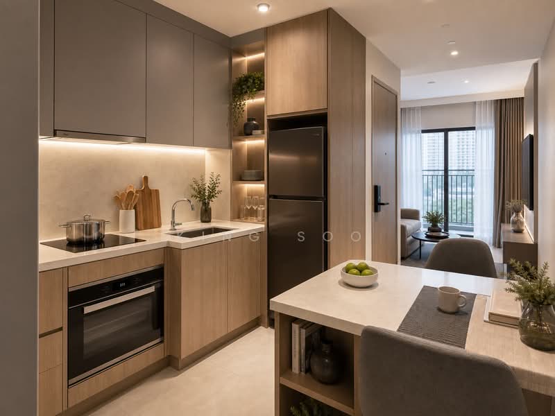 Kediaman Servis untuk Dijual di Armani Hallson KLCC - King Soo - Kitchen - PropertyGuru.com.my