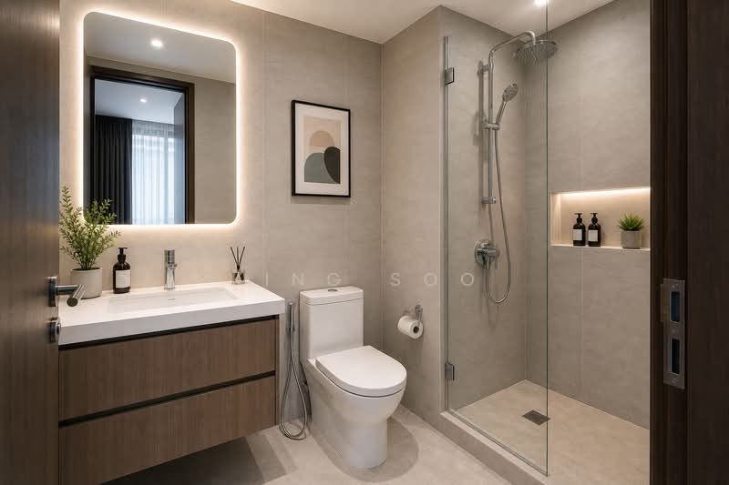 Condominium for Sale at Oaka Residences - King Soo - Bathroom - PropertyGuru.com.my
