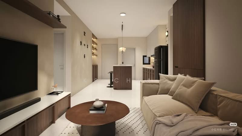 Condominium for Sale at D'Terra Residences - KS Chia - Living Room - PropertyGuru.com.my