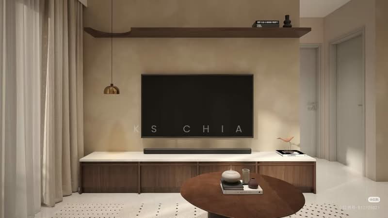 Condominium for Sale at D'Terra Residences - KS Chia - Living Room - PropertyGuru.com.my