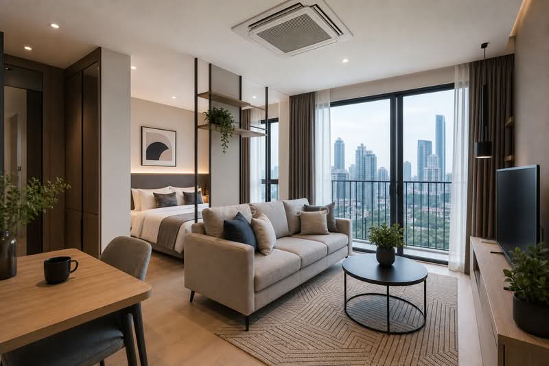 Kondominium untuk Dijual di Aurum Residence - King Soo - Living Room - PropertyGuru.com.my