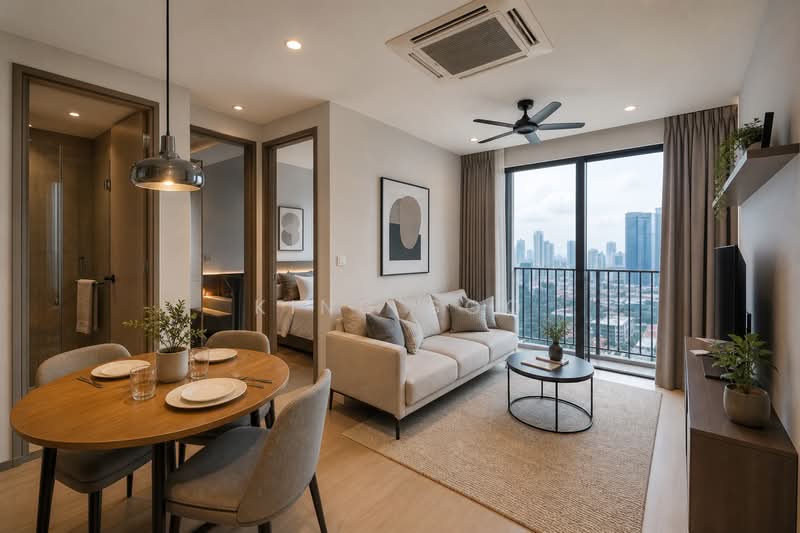 Servis Apartment untuk Dijual di Hampton Height Damansara - King Soo - Living Room - PropertyGuru.com.my